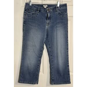 🩵🩵Cato Women's Capri Jeans, Stretchy, Button Back Pockets, 14🩵🩵